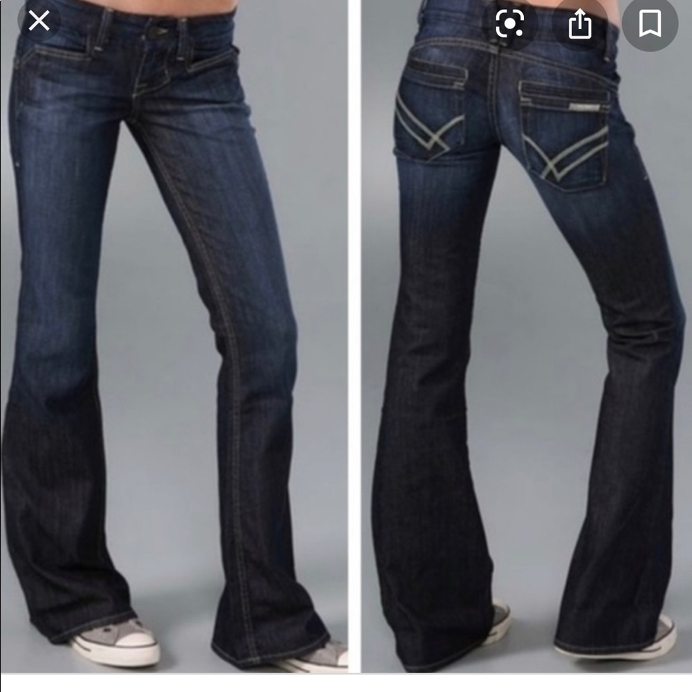 William rast savoy flare jeans size  28